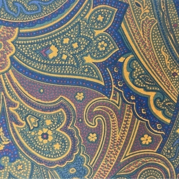 Ralph Lauren Frazier Paisley King Pillow Sham Olive Green Burgundy Blue New NWT - Picture 1 of 7